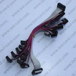 16P ribbon cable and Power cable