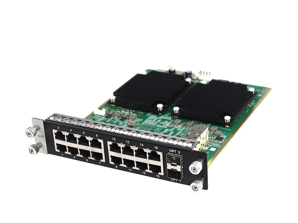 Novastar H_16xRJ45+2xfiber sending card
